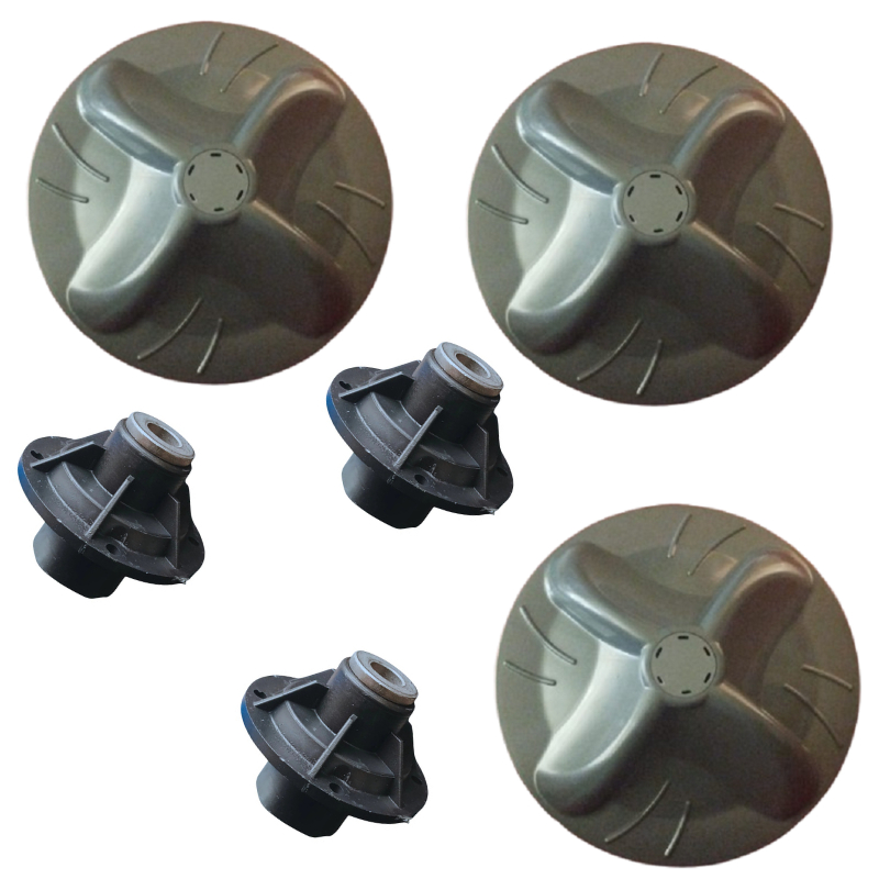 03 kits Agitador Batedor Cubo Arruela Cupilha Tanquinho Newmaq 10Kg e 12kg