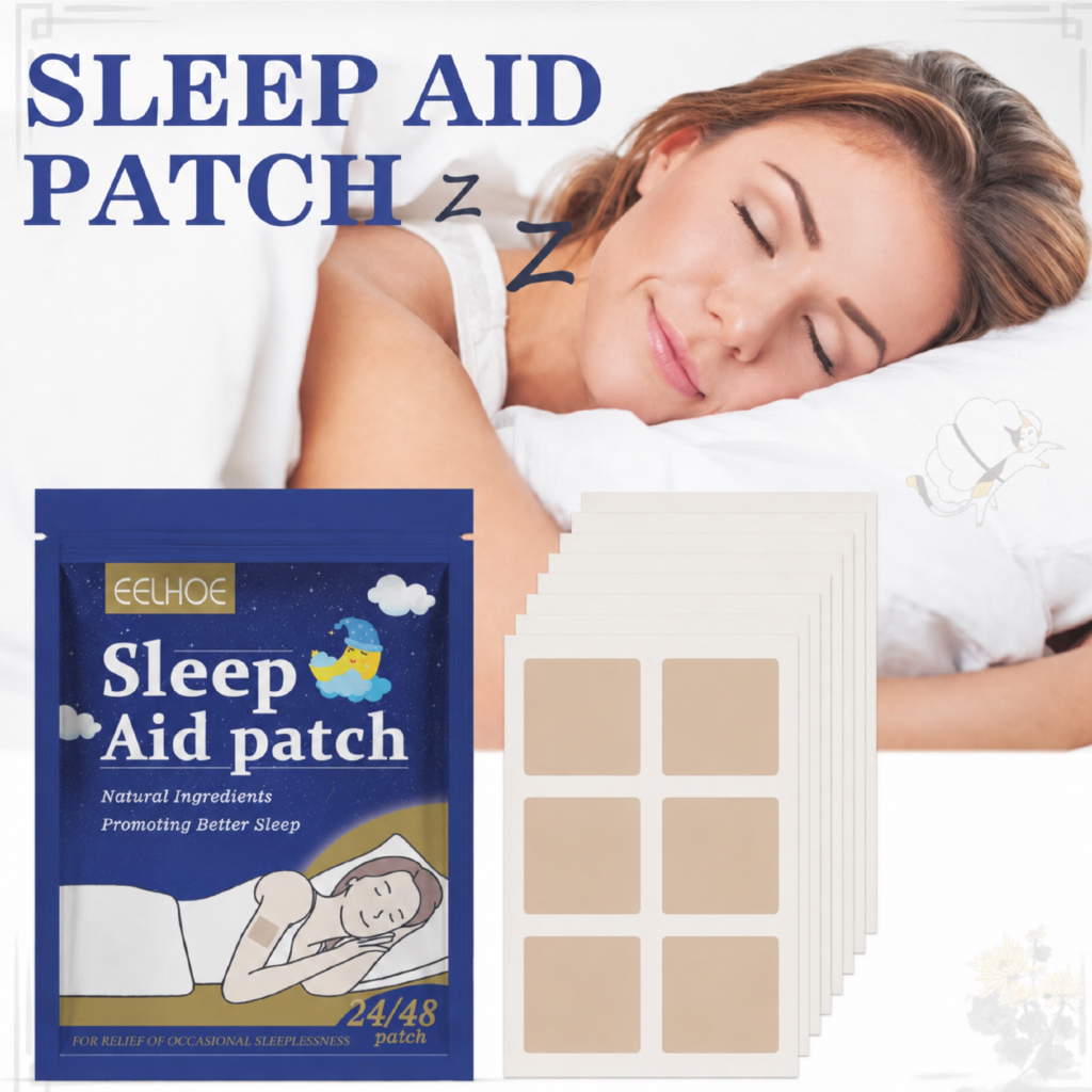 Sleep Patch Noturno | Adesivo Relaxante para Dormir | Sono Natural e Tranquilo | Eelhoe