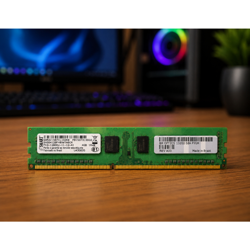 Memória RAM DDR3 4GB PC3-12800U-11-12-A1 1600MHz