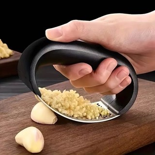 Amassador de Alho Manual em Aço Inox Triturador de Alho Ergonômico Resistente Multiuso