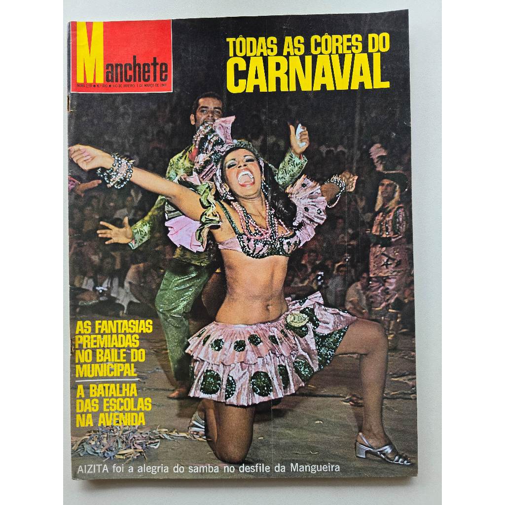 Revista Manchete Nº 880 - Mar/1969 - Especial Carnaval 69
