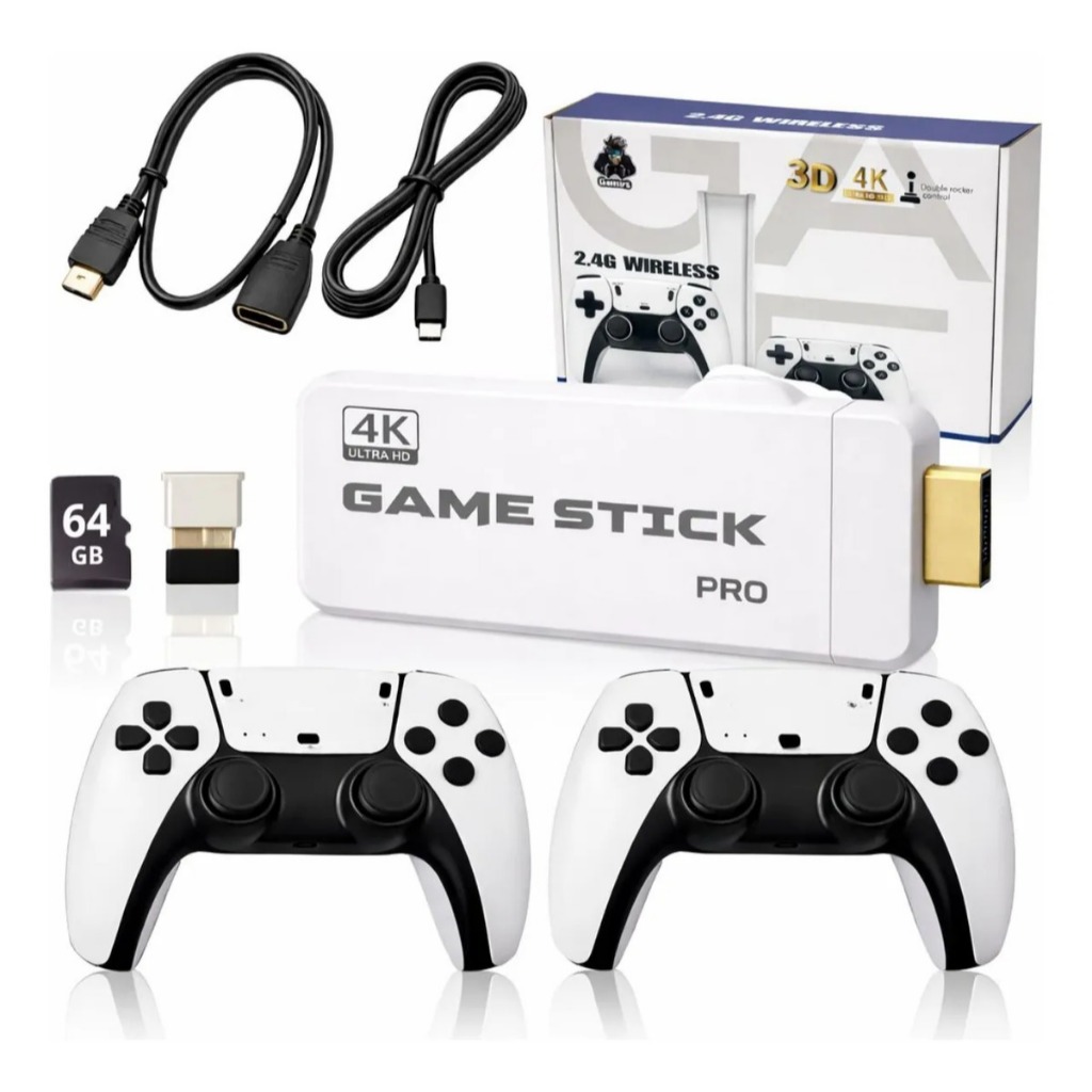Videogame Game Stick M15 Adaptador 2 Controles Stick