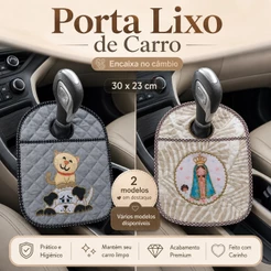 Lixeira para Carro - Porta Lixo Automotivo- Lixinho Veicular Acessório Carro