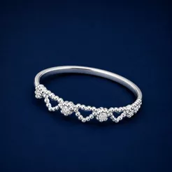 Anel Minimalista Corações Prata 925 Legítima Feminino Delicado Romântico Joia de Verdade