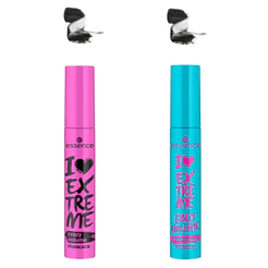 KIT dupla de Máscara de cílios I Love extreme Crazy Volume e WaterProof essence