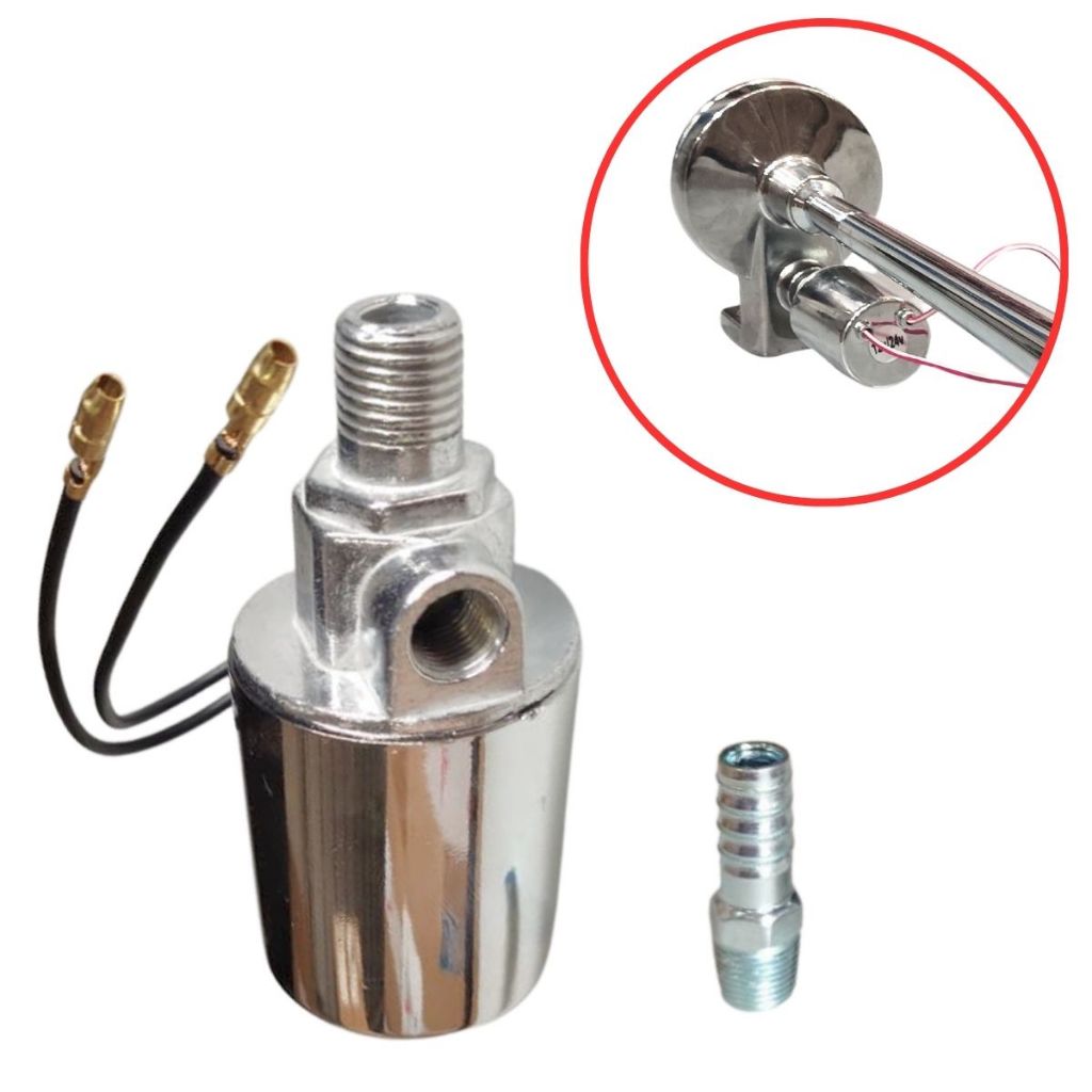 Válvula Acionamento Elétrico Buzina Marítima Bivolt 12V 24V