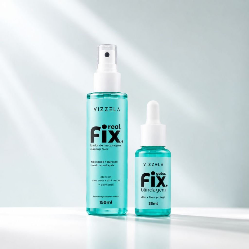 Kit Fixação Vizella Blindagem Completa para Maquiagem Perfeita por Horas