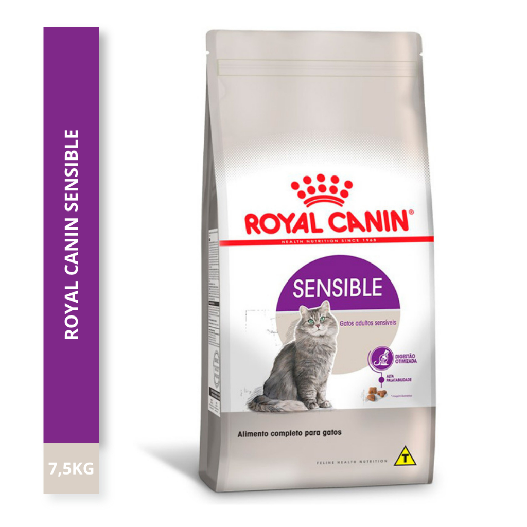 Ração Royal Canin Sensible Gatos Adultos 7.5kg