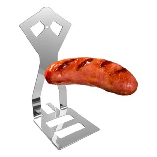 Suporte Inox Espetinho Assar Linguiça Queijo Pão De Alho Churrasqueira