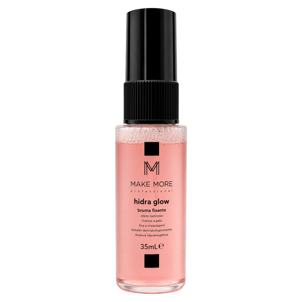 Bruma Fixante Hidra Glow Make More Luminoso Brilhante Miniatura 35ml