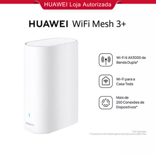 HUAWEI WiFi Mesh 3+ | Roteador | WiFi 6 AX3000 de Banda Dupla | Wi-Fi para a Casa Toda | Game Turbo