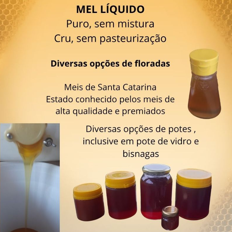 Mel Puro Cru 100% Natural