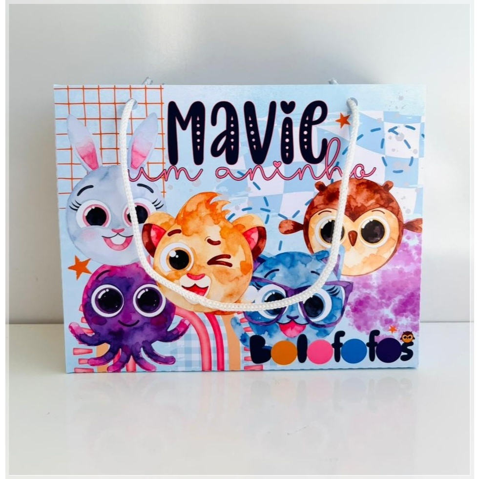 sacolinha personalizada pegue e monte bolofofos sacolinha-lembrancinha personalizada-festa personalizada