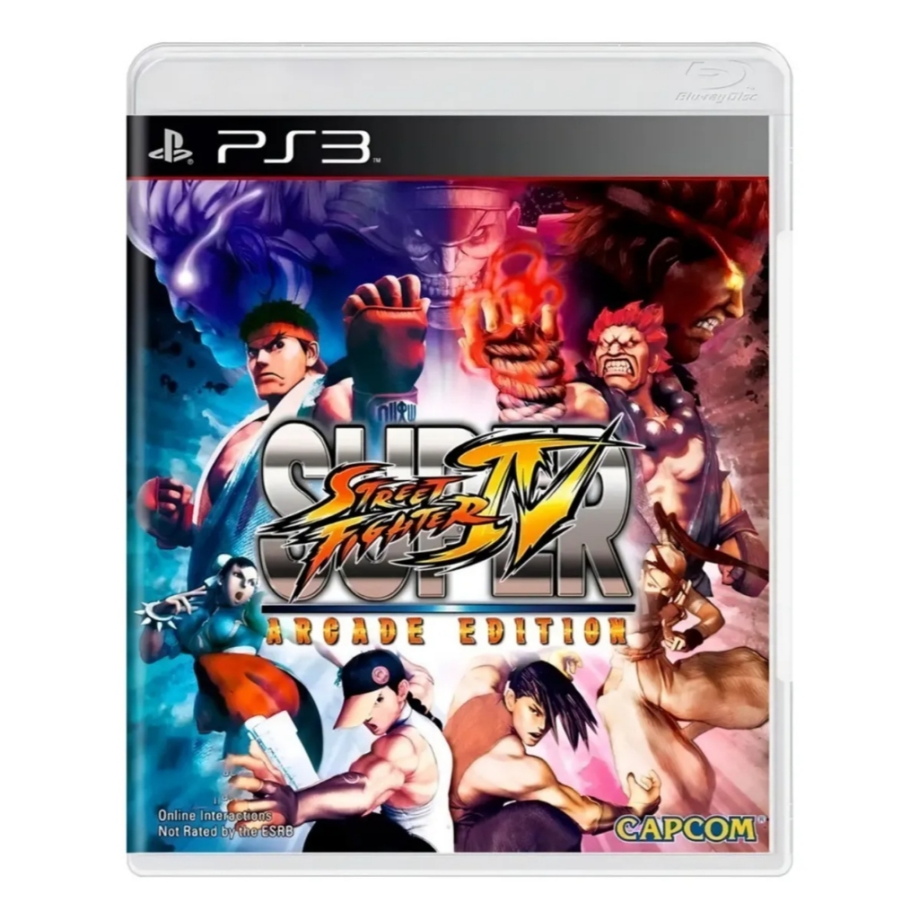 Jogo Ps3 Super Street Fighter 4 Arcade Edition - Original