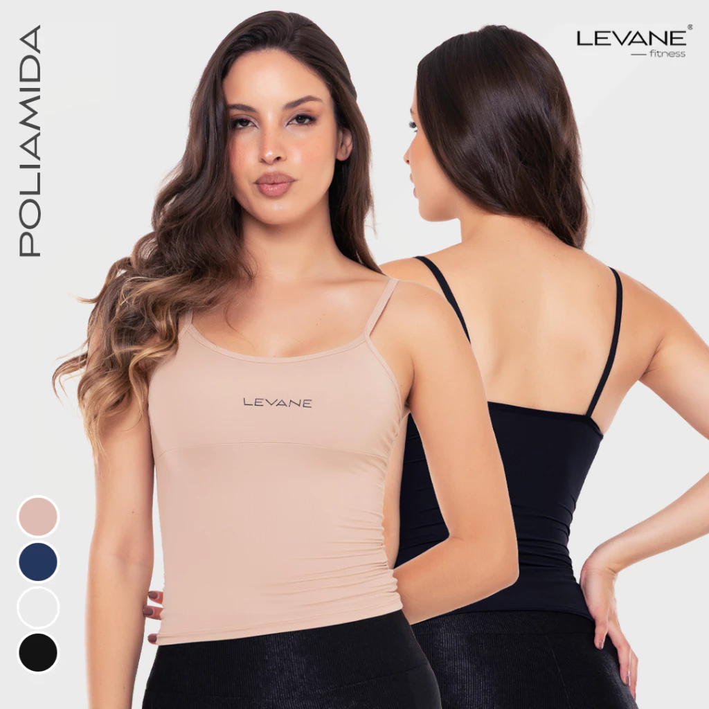 Kit 2 Regata Fitness Poliamida Alta Elasticidade Modeladora Academia Feminina — imagem 1