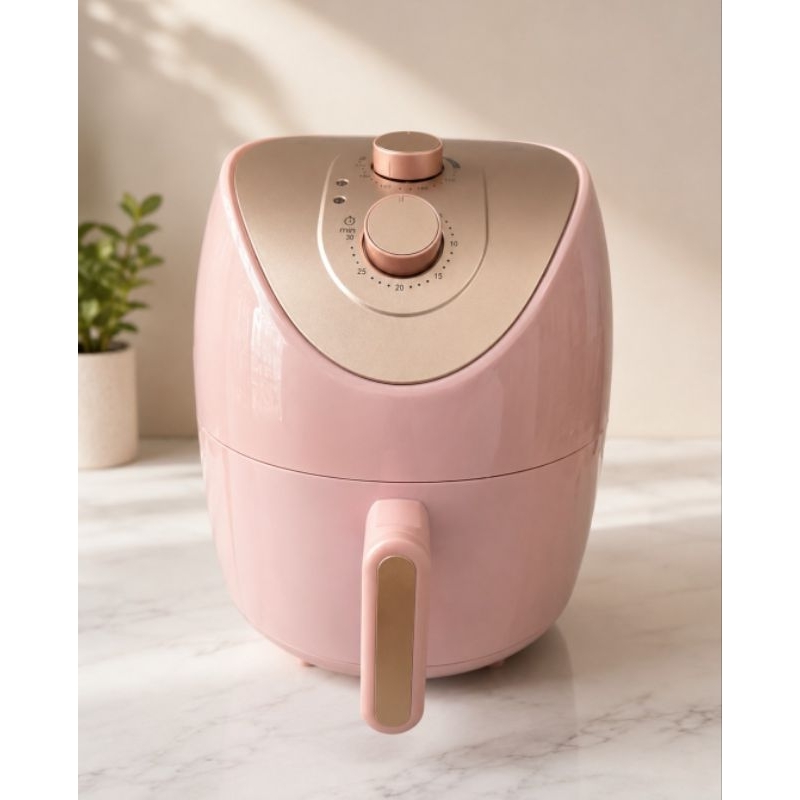 Airfryer 4L/ Rosa/Cinza/Verde - 220v