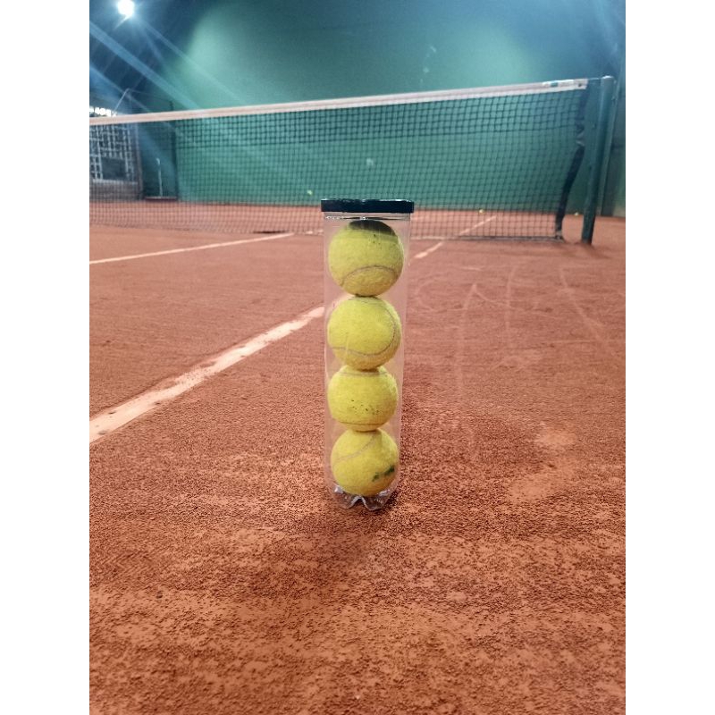 Kit 4 bolas de tênis usadas originais macias para pet bolinha de tênis para jogar tenis