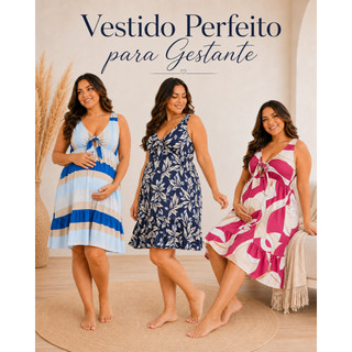 Vestido Feminino para Gestante Vestidos de Gravida Moda Maternidade Vestidos plus size