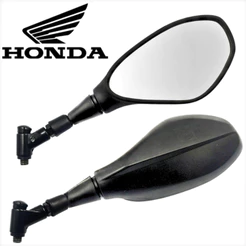 Par Retrovisor Modelo Esportivo Bmw F800 Gs650 360 Rosca Graus Articulado Haste Curta Moto Honda Titan Cb Xre Twister