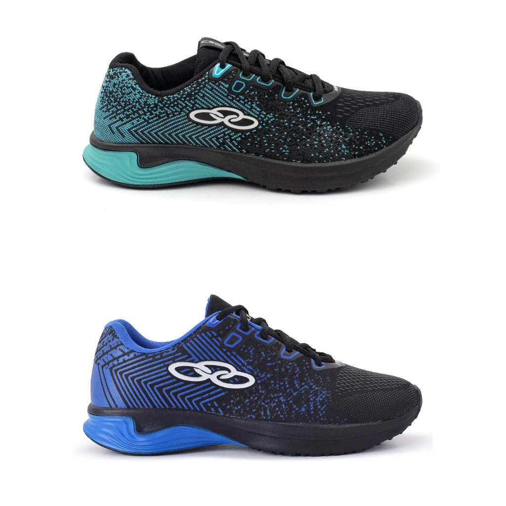 Kit 2 Pares Tênis Masculino Academia Treino Corrida Leve Confortável Resistente Moda Lançamento — imagem 1