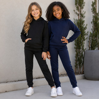 Conjunto Infantil Menina Molecotton Casaco e Calça do Tamanho 12 ao 16 | Conjunto Infantil Menina Casaco + Calça Inverno