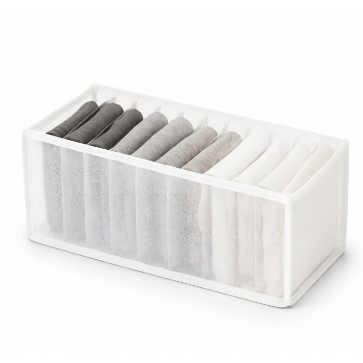 Colmeia Organizadora De Gaveta Organizador Porta Calcinha Meia Cueca Roupas Bebe TNT Nylon 11 Nichos