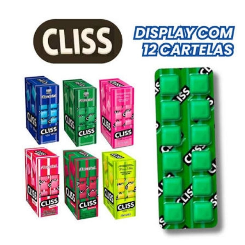 CARTELA DE CHICLETE FLORESTAL CLISS.