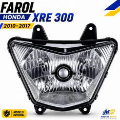 Farol Bloco Óptico Honda XRE 300 2010 2011 2012 2013 2014 2015 2016 2017 Modelo Original