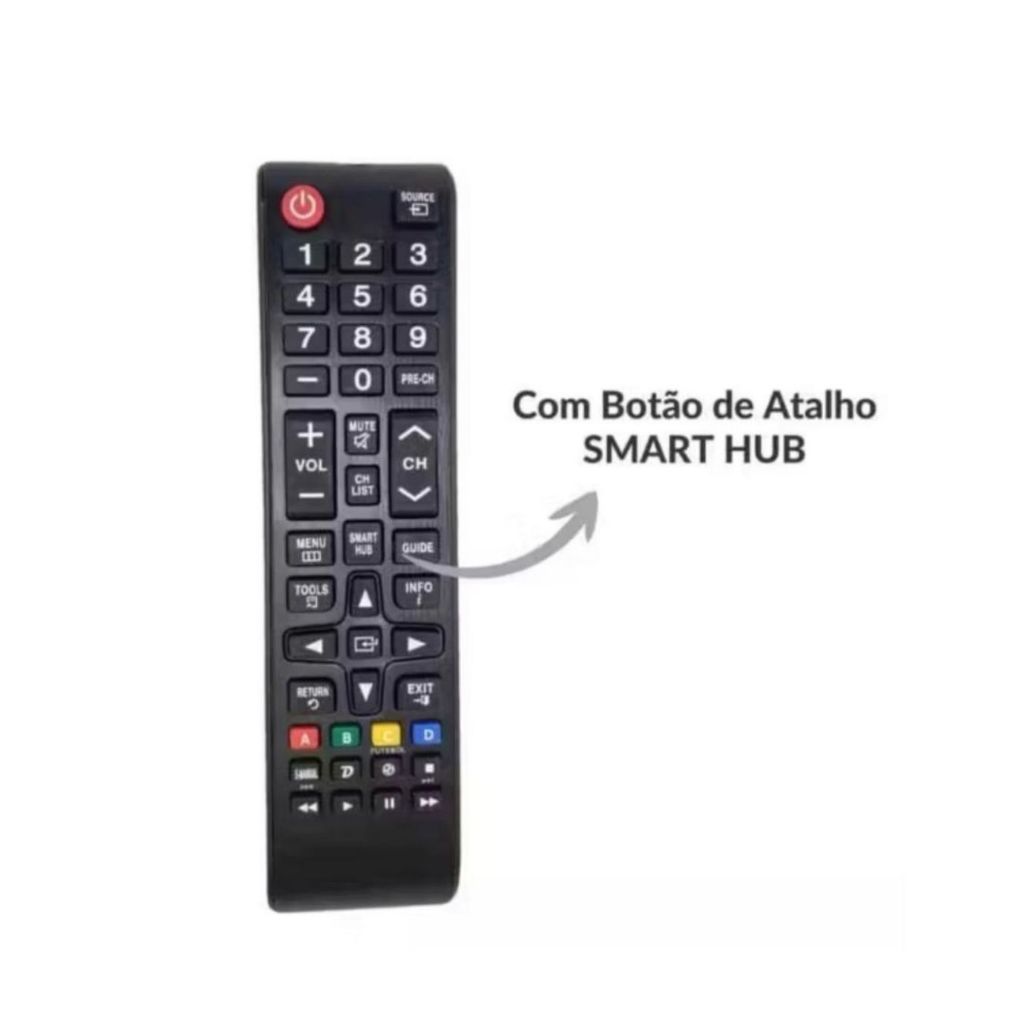Controle Remoto Tv Samsung Compatível Tvs Smart Hub-7036/7028 Plasma Lcd Led - ESV