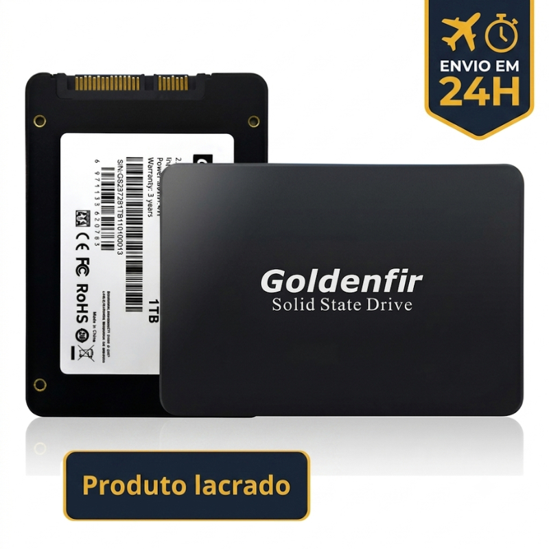 SSD SATA 120GB/240GB GOLDENFIR / CEAMERE - ENTREGA RÁPIDA, NOVO, LIMPO
