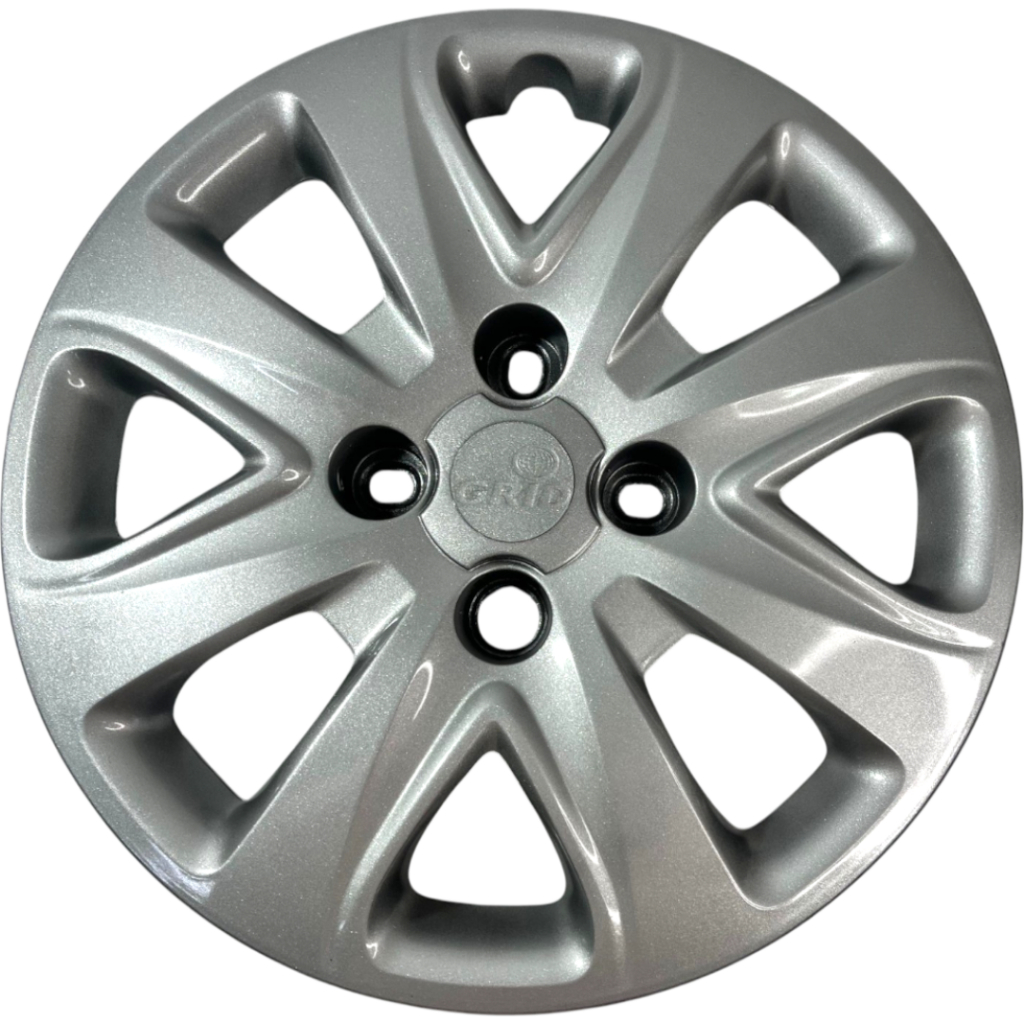 01 Calota Roda Ferro Aro 14 Prata Ford Ka Hatch Sedan 2013 2014 2015 2016 2017 2018