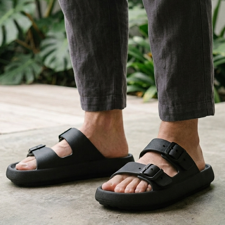 Chinelo Sandália Papete Anatômico Birken Ortopédico Masculino e Feminina Leve Confortavel Ajustável