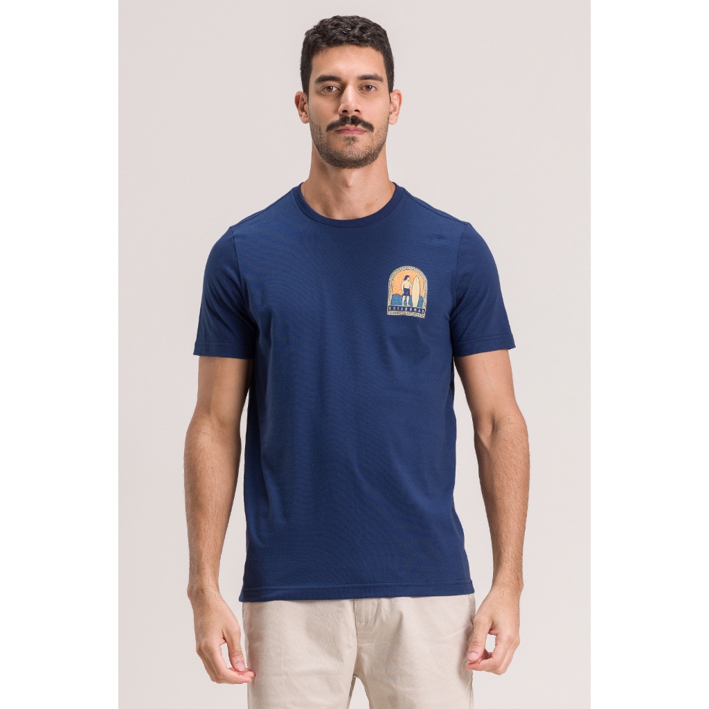 Camiseta Masculina Casual 100% Algodão Confortável Linha Premium Promoção Envio 