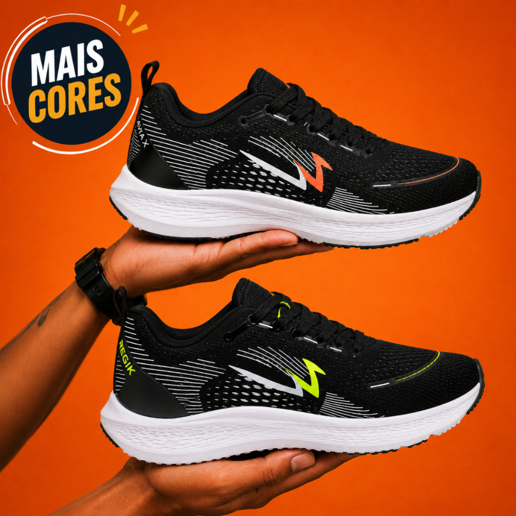 Tênis Esportivo Masculino Feminino Academia Caminhada Corrida Leve Confortável Antiderrapante