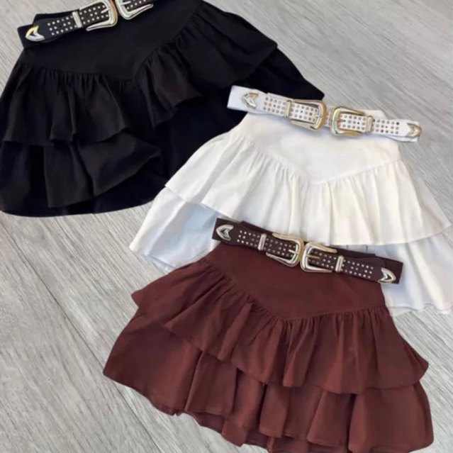 Detalhes do Saia cintura alta feminina alfaiataria Plissada look lançamento inverno verão 2026 com ziper lateral sem shorts promoção