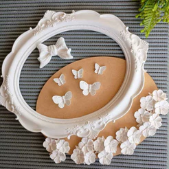 Porta Maternidade Floral Decoração Artesanato Pintura Quadro