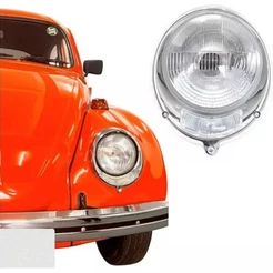 Par de Aro de Farol Tremendão para Kombi, Fusca e Caminhões Mercedes-Benz 1113, 1313 e 1519