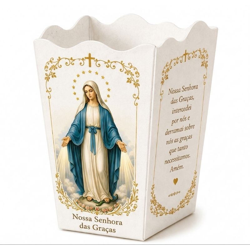 Protetor de Vela Nossa Senhora das Graças/ Procissão/ Festa Religiosa Nossa Senhora das Graças