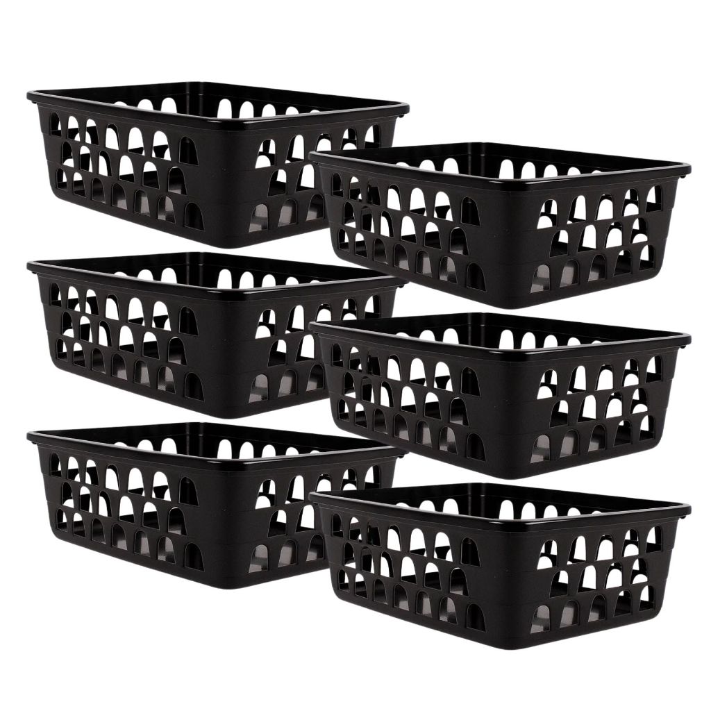 Kit Cestos Organizador 6/10 Unid. Empilhável Maquiagem Banheiro Gaveta Cozinha Multiuso Roupa Íntima
