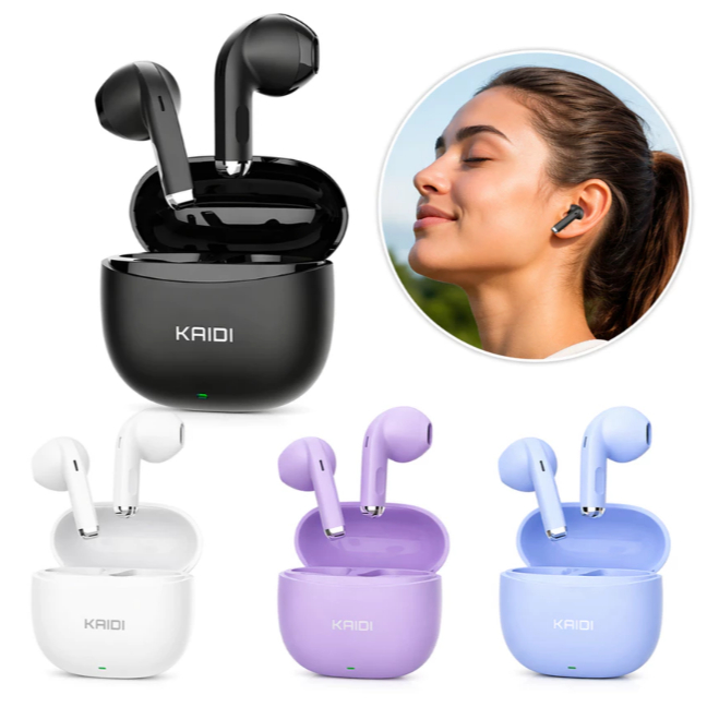 Fone de Ouvido Sem Fio Bluetooth 5.4 Kaidi KD-779