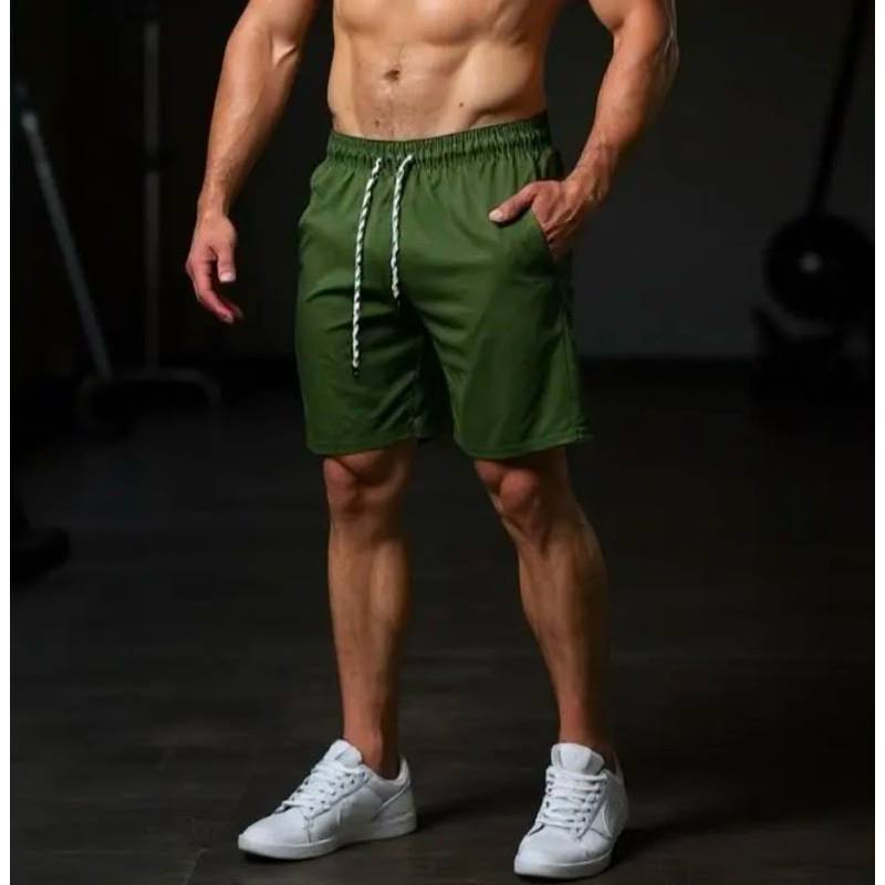 Short Masculino Tactel com Elastano Para Academia Praia Treino