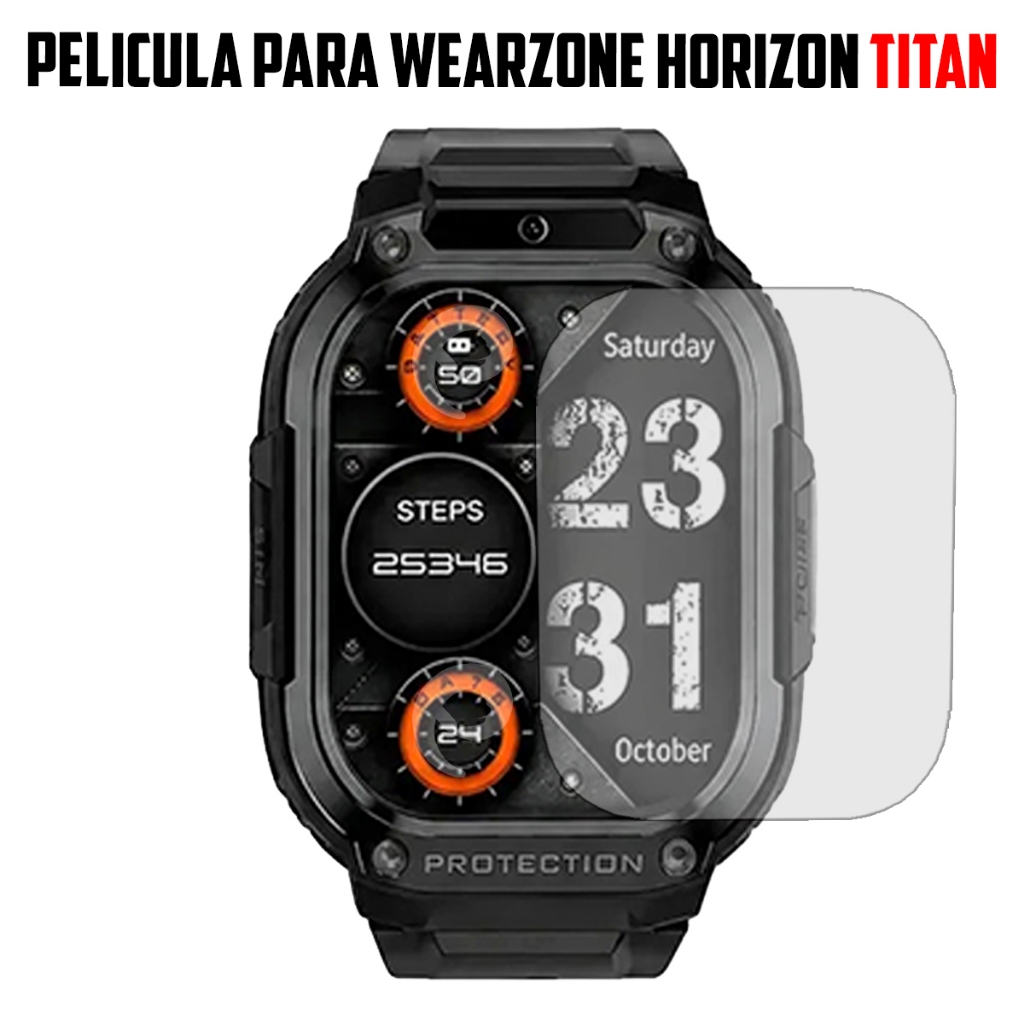 Pelicula de Hidrogel para Smartwatch Wearzone Horizon Titan de gel Super Resistente promocao