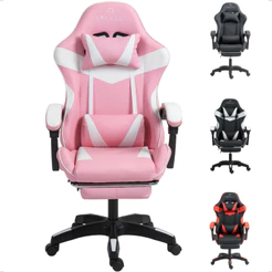 Cadeira Gamer Profissional Arcalli ARC Racing Reclinável Apoio para Pernas