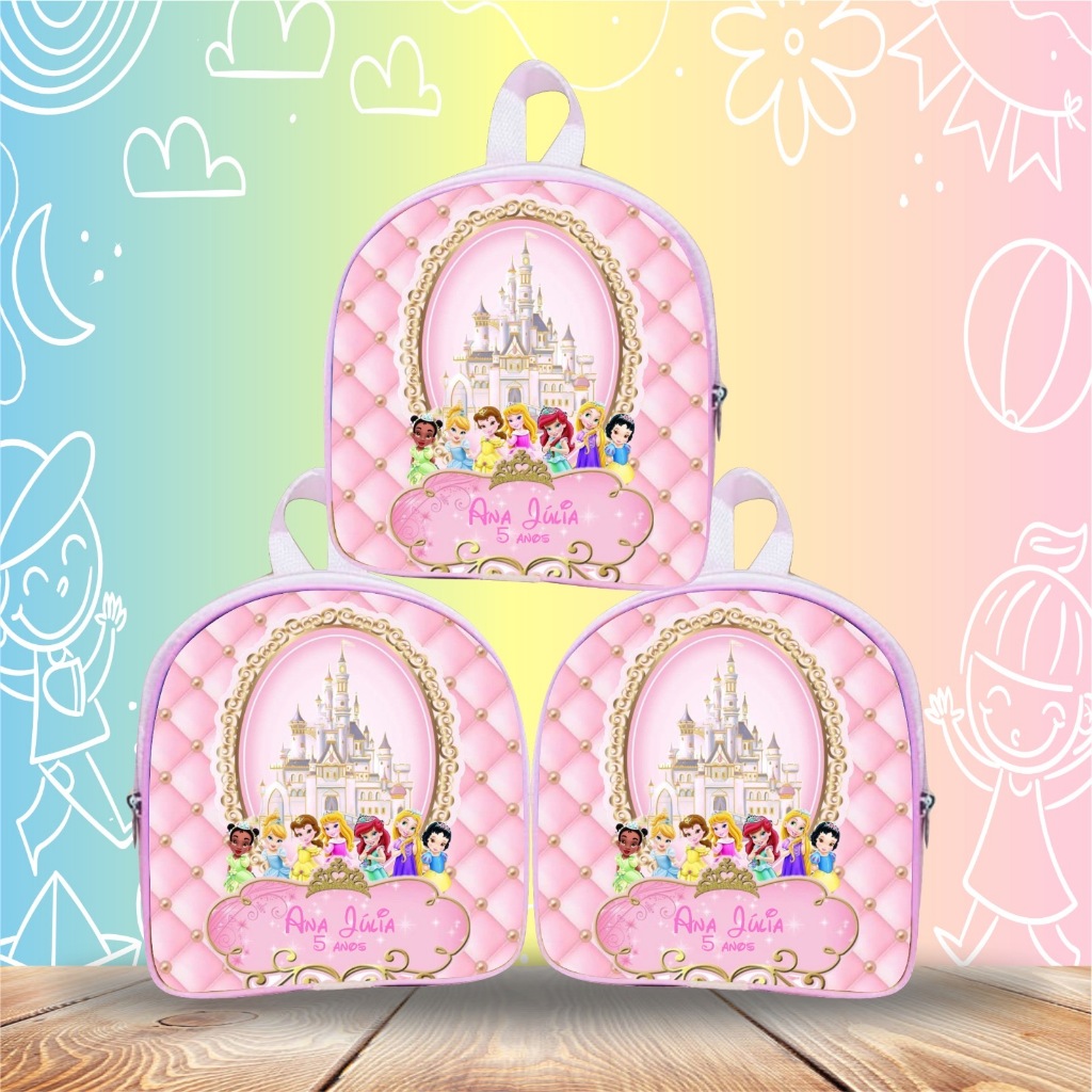 30 Mochilinhas lembrancinhas personalizadas variados temas para aniversários, brindes e mimos