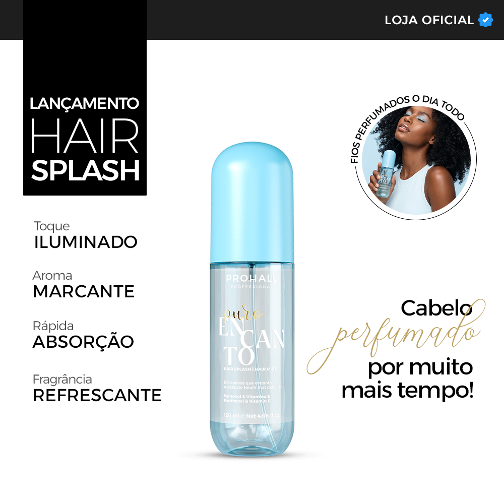 Hair Splash Puro Encanto – Perfume Capilar Delicado
