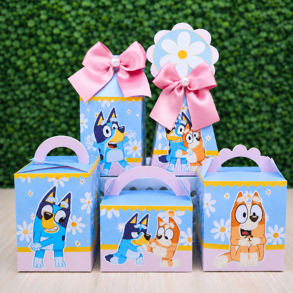 Kit Festa Bluey Personalizado Pegue e Monte Aniversário Infantil