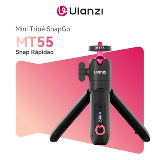 Ulanzi MT55 Bastão Selfie Mini SnapGo com Rosca 1/4” Tripé Portátil para Câmera de Ação