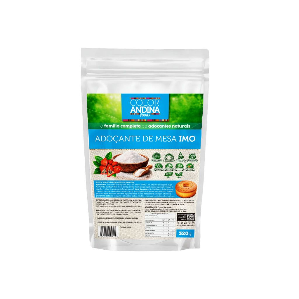 Adoçante Culinário Imo Low Sugar 320g | Substitui Açúcar Fit