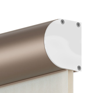 Par de Tampas Persiana Cortina Rolô Box 70 Esquerda X10 Direita X3 Branco