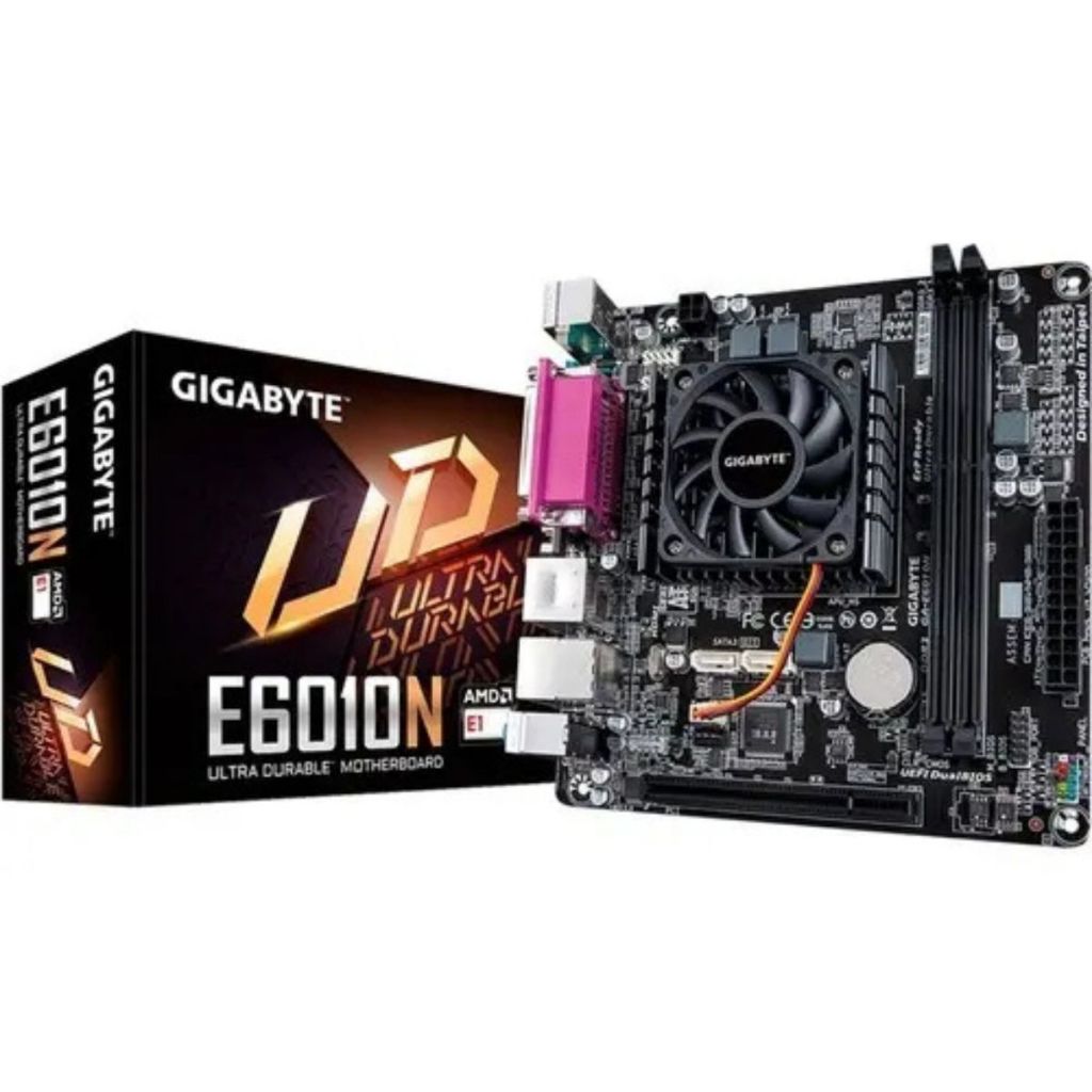 Placa Mãe DDR3 AMD com Processador Integrado E1-6010 Dual Core Gigabyte E610N